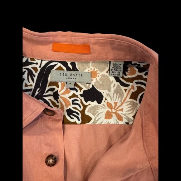 Ted Baker men's button down size 5/XL - Picture 6 of 7